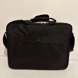 solo | Bags | Solo Travel Sentry Check Fast Black Briefcase Laptop ...